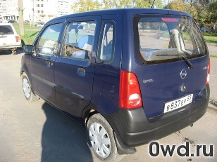 Битый автомобиль Opel Agila